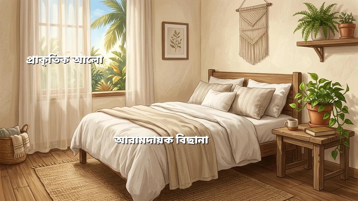 কম খরচে শোবার ঘর বদলে অনিদ্রা কমানোর উপায়