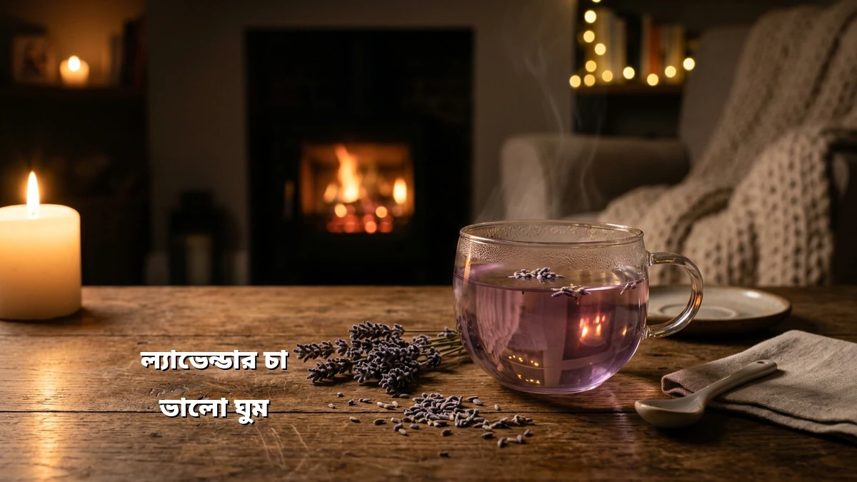 প্রথমবার ল্যাভেন্ডার চা পানে ভালো ঘুমের সহজ উপায়